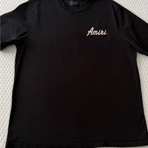 AMIRI Black with Cream Script